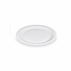 Papierový tanier biely O18cm RECY [100 ks]                                      
