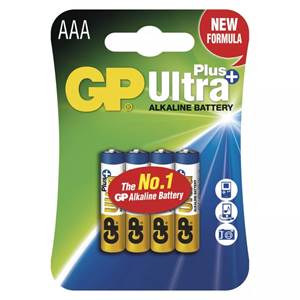 Alkalické batérie GP Ultra Plus AAA LR03                                        