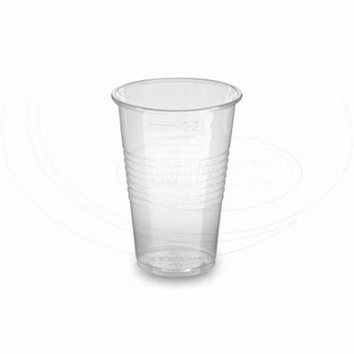 Pohár (PP) priehľadný O70mm 0,2L [100 ks]                                       