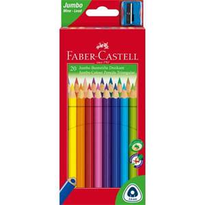 Sada trojhranných pasteliek Faber-Castell Junior grip /20 ks                    