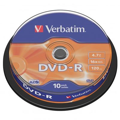 DVD-R Verbatim 4,7GB/10ks                                                       