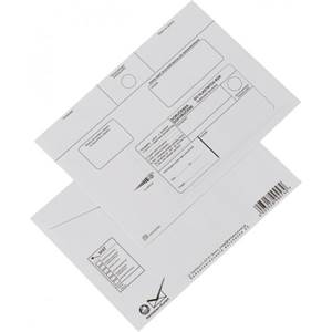 Poštové obálky C5 DVR, opakované doručenie, DOPOSIELAŤ                          