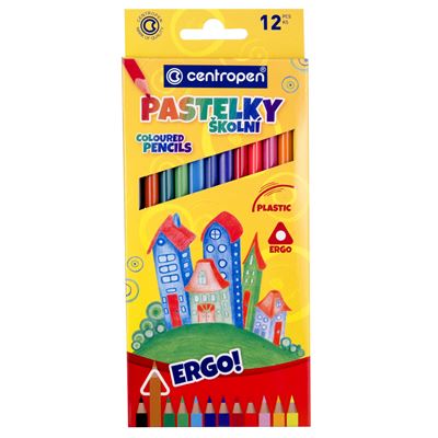 Sada trojhranných pasteliek 9521 /12 ks                                         