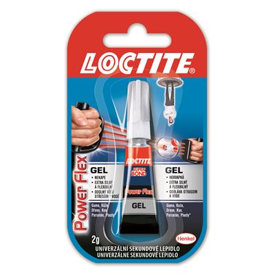 Sekundové lepidlo Loctite Super Bond Power Flex Gel 2g                          