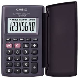 Kalkulačka Casio HL 820 LV BK                                                   