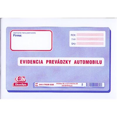 Evidencia prevádzky automobilu A5                                               