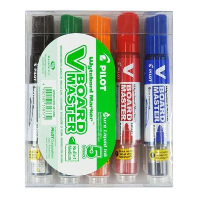 Sada popisovačov na biele tabule PILOT V-BOARD MASTER 5979/5 ks                 