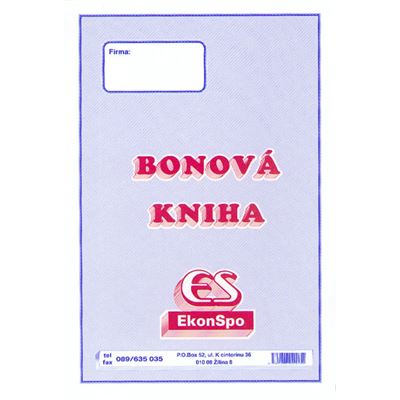 Bonová kniha A4                                                                 