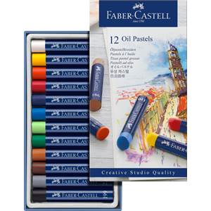 Sada olejových pastelov Faber-Castell /12 ks                                    