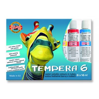 Temperové farby 16ml 6 farieb                                                   