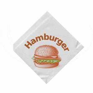 Vrecká pap. hamburger/hnedé 16 x 16 cm                                          