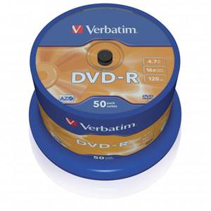 DVD-R Verbatim 4,7GB/50ks                                                       