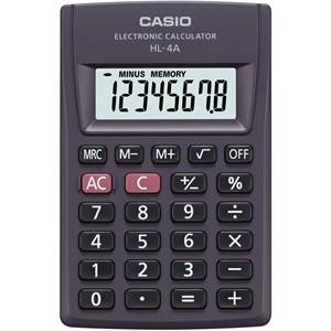 Kalkulačka Casio HL 4                                                           