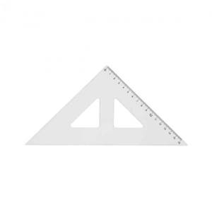 Trojuholník s kolmicou transparentný                                            