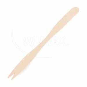 Vidlička desiatová drevená dlhá 14cm [500 ks]                                   