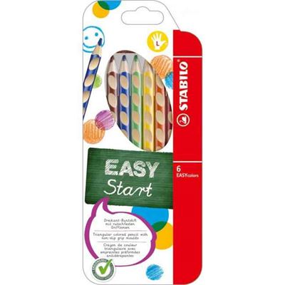 Sada trojhranných pasteliek EASYcolors /6 ks                                    