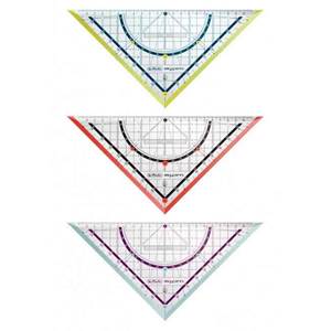 Trojuholník s uhlomerom Herlitz my.pen mix farieb                               