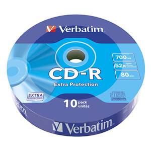 CD-R Verbatim 700MB/10ks                                                        