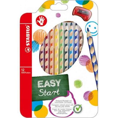 Sada trojhranných pasteliek EASYcolors /12 ks                                   