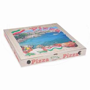 Krabice na pizzu z vlnitej lepenky 50 x 50 x 5 cm                               