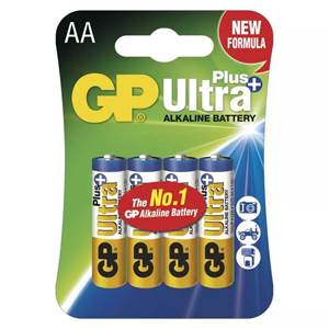 Alkalické batérie GP Ultra PLus AA LR6                                          