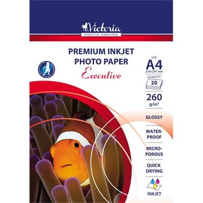 Fotopapier A4, 260g lesklý                                                      