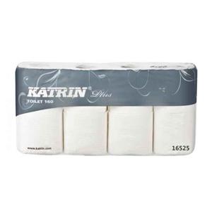 Toaletný papier KATRIN Plus 3-vrstvý, 8 kotúčikov                               